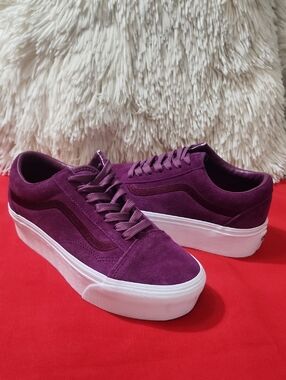 Vans Old Skool Stackform 'Mono Purple Sneakers